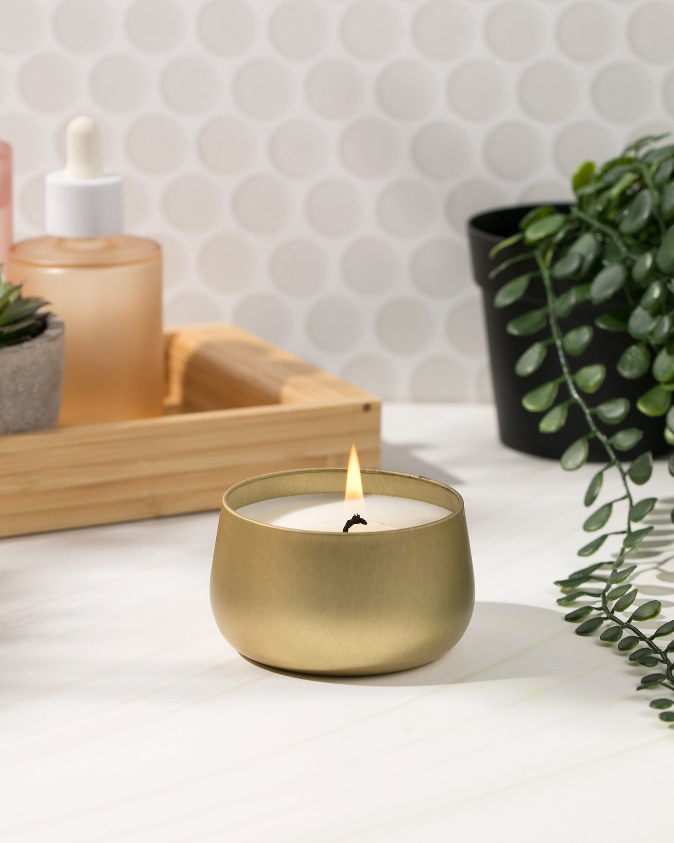 Equinox Daze Gold Tin Refillable Candle