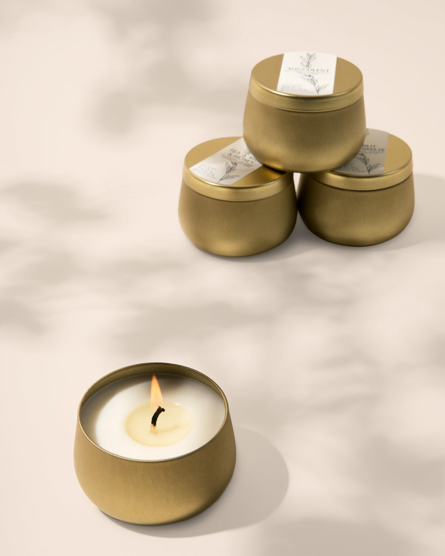Equinox Daze Gold Tin Refillable Candle