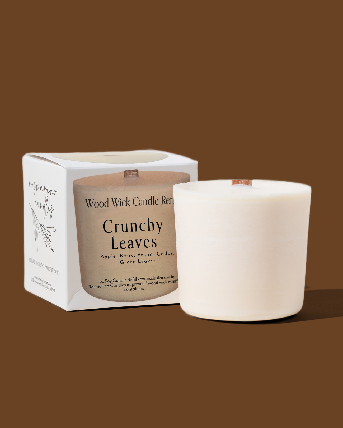 Crunchy Leaves Refill - Wood Wick