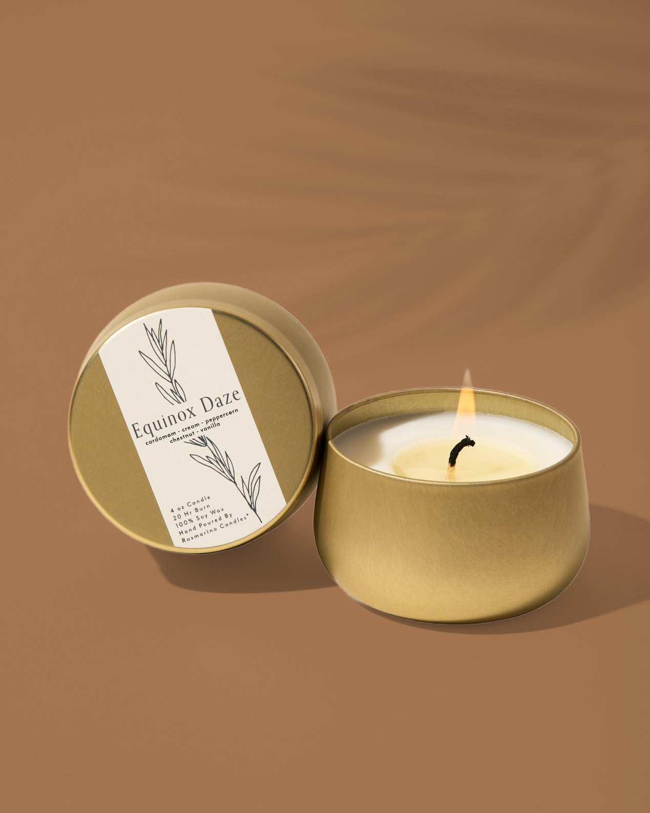 Equinox Daze Gold Tin Refillable Candle