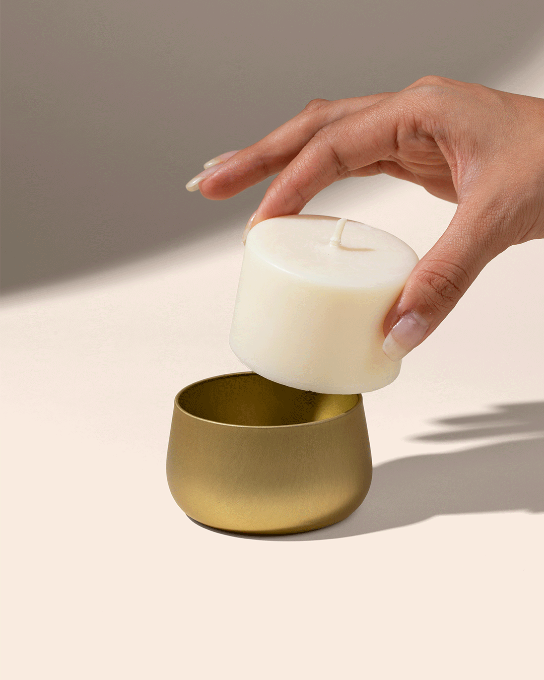 Ginger & Olive Oil Refill - Gold Tin