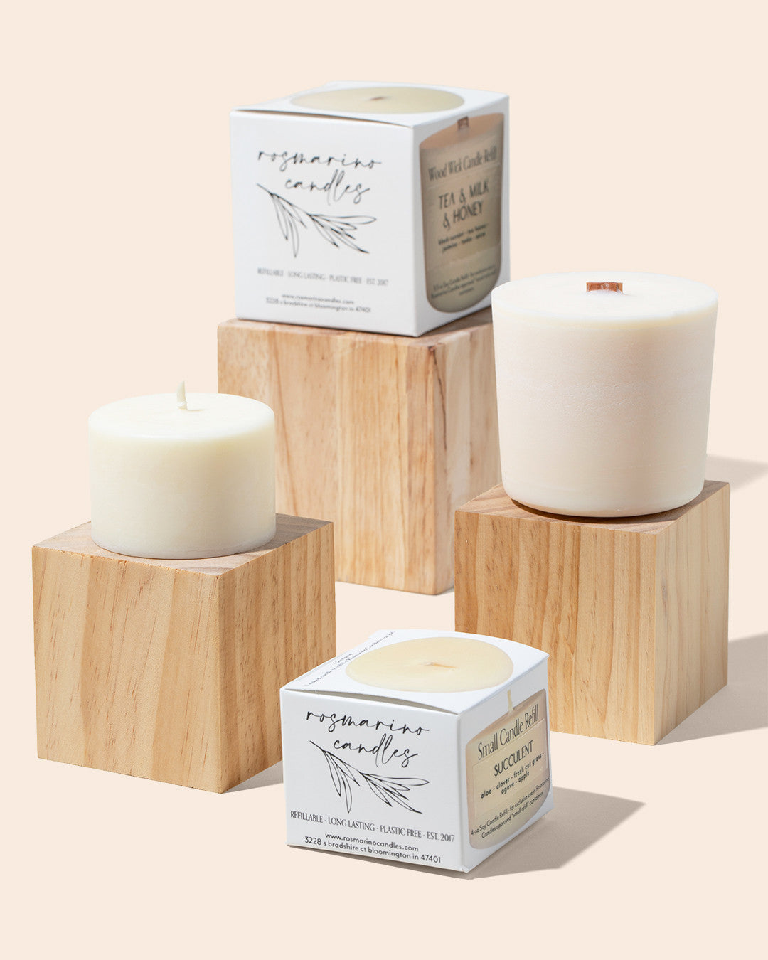 Ginger & Olive Oil Refill - Gold Tin