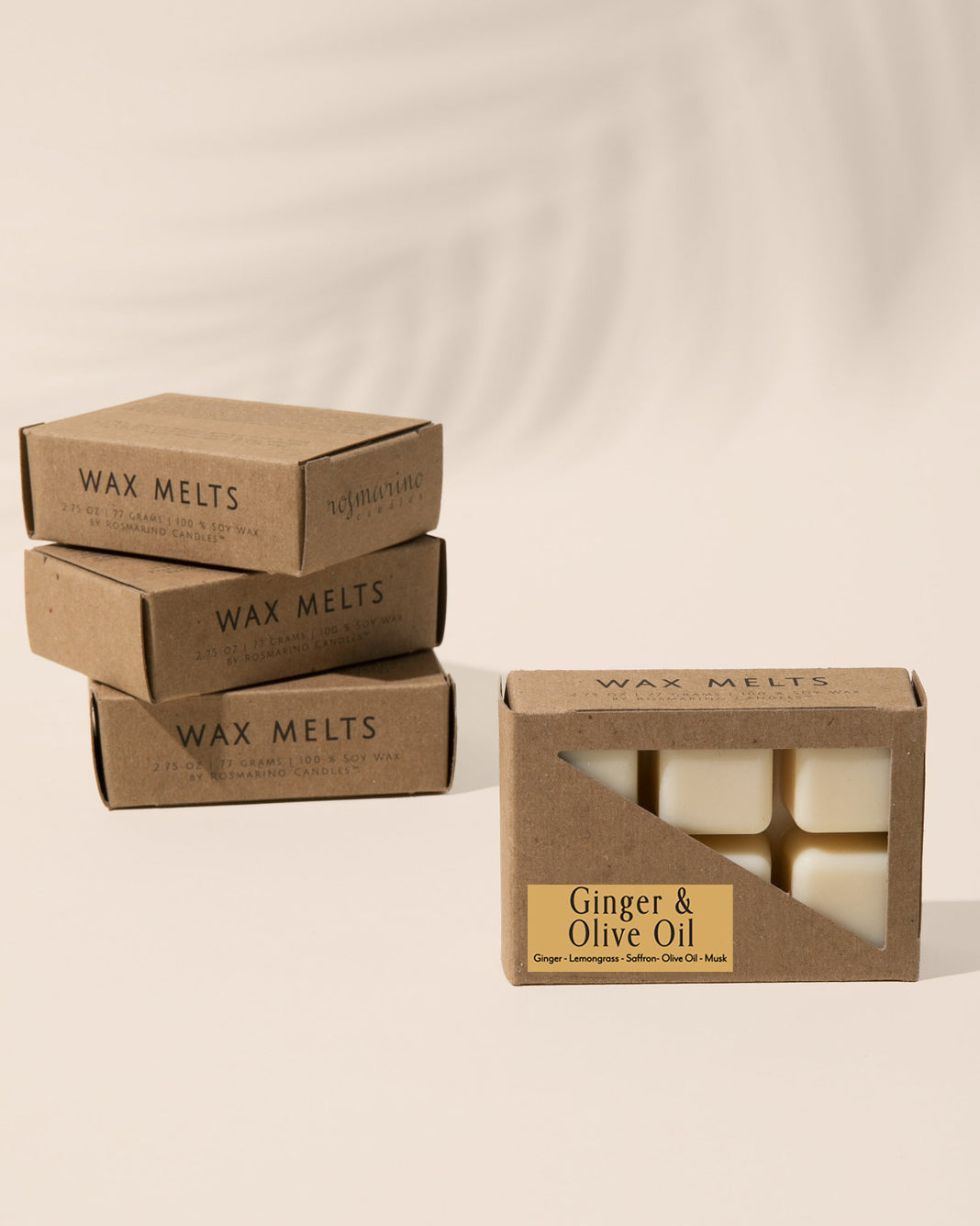 Ginger & Olive Oil Plastic Free Wax Melt