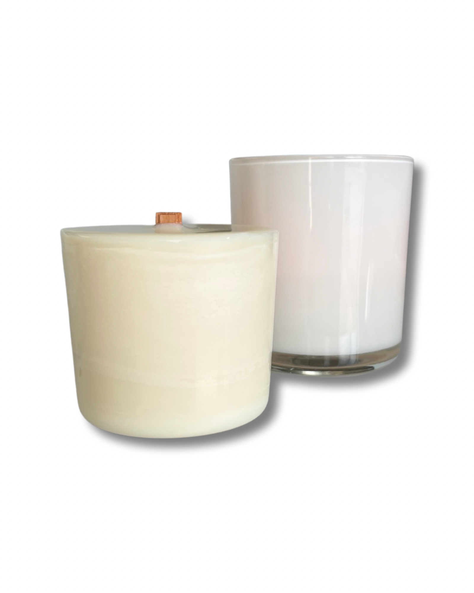 Empty Wood Wick Jar for Refills
