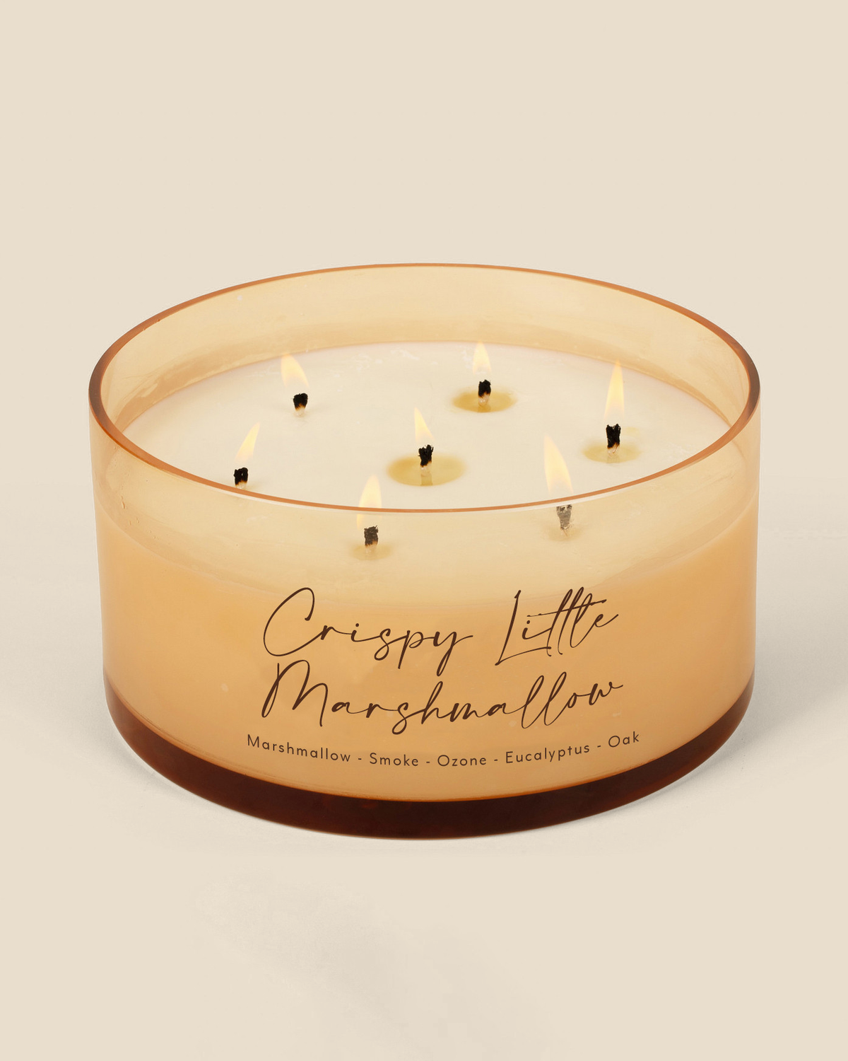 Crispy Little Marshmallow Comically Large 7 Wick Candle (Seasonal Availability)