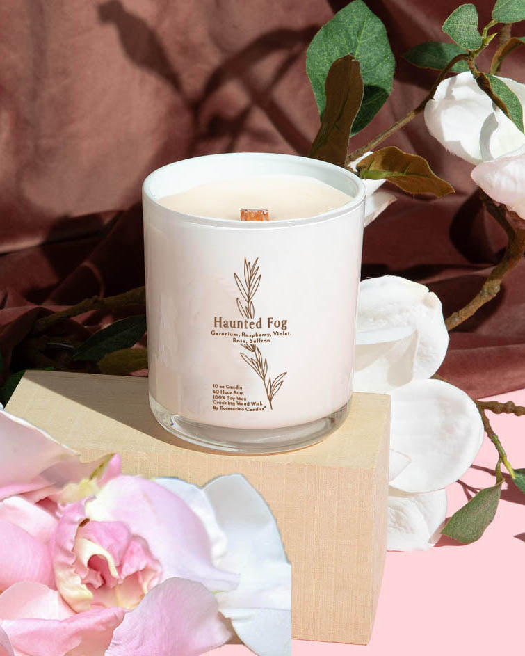 Haunted Fog Refillable Wood Wick Candle