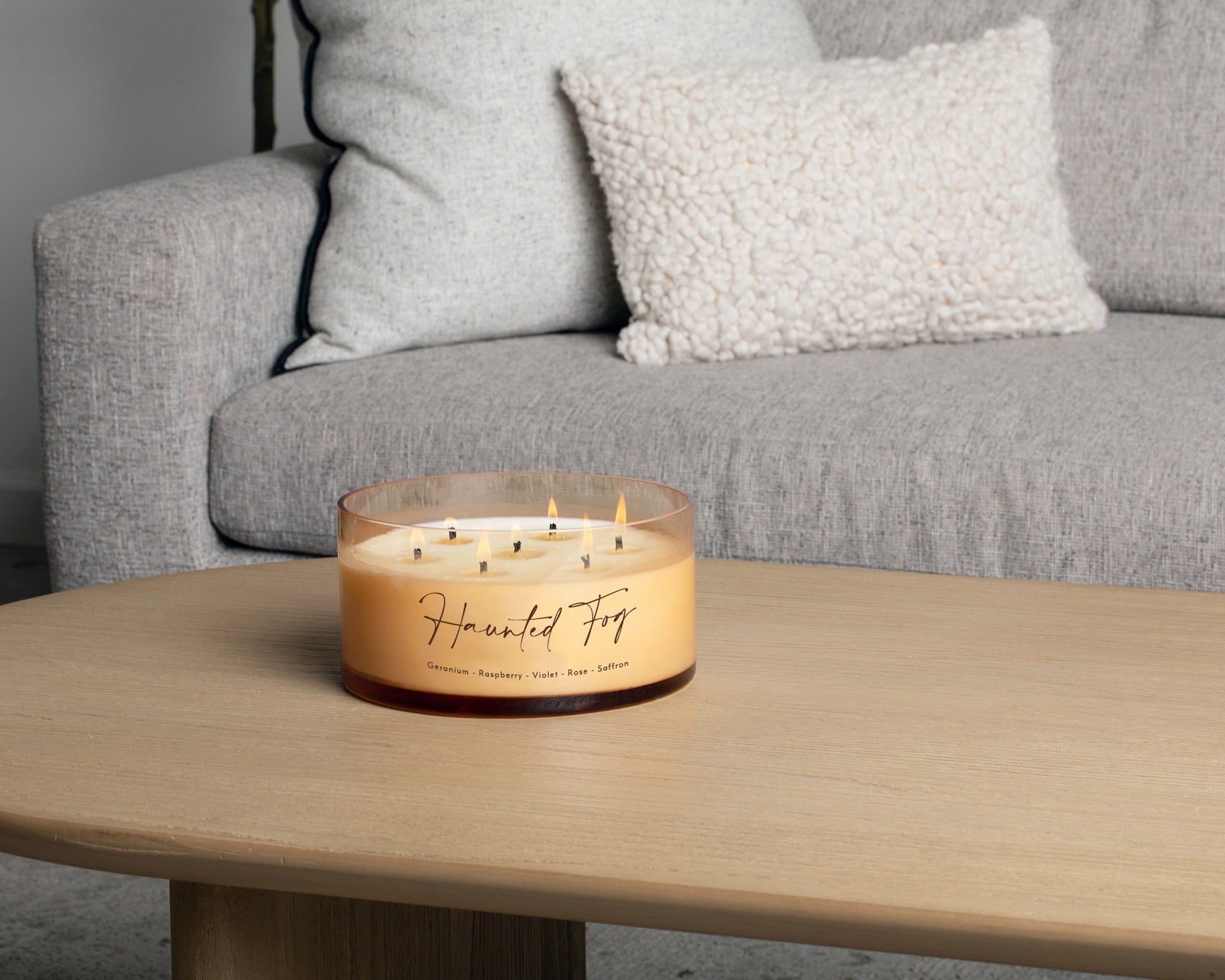 Haunted Fog Comically Large 7 Wick Candle (Seasonal Availability)
