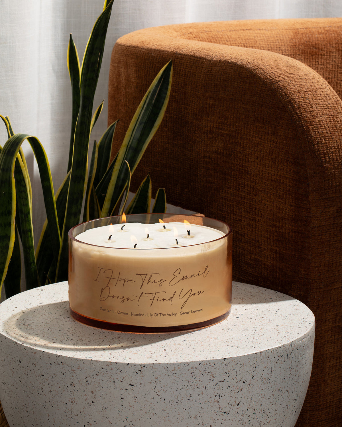 Comically Large Cangle I Hope This Email Doesn't Find You Comically Large 7 Wick Candle ...