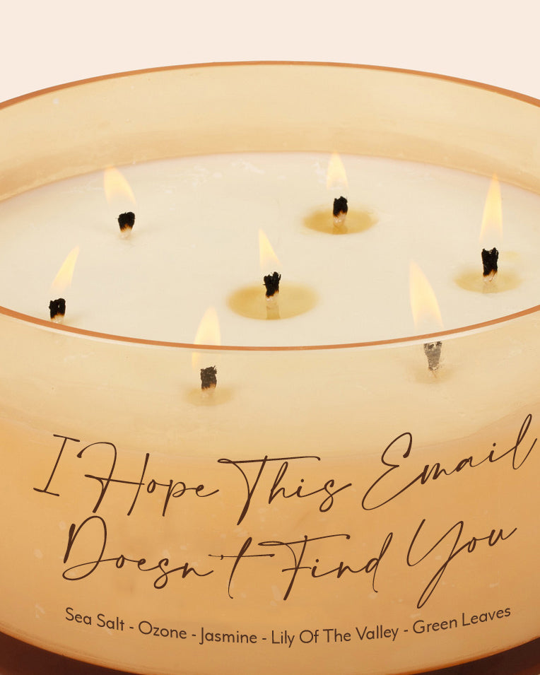 I Hope This Email Doesn't Find You Comically Large 7 Wick Candle