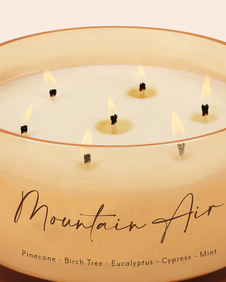 Mountain Air Comically Large 7 Wick Candle (Seasonal Availability)