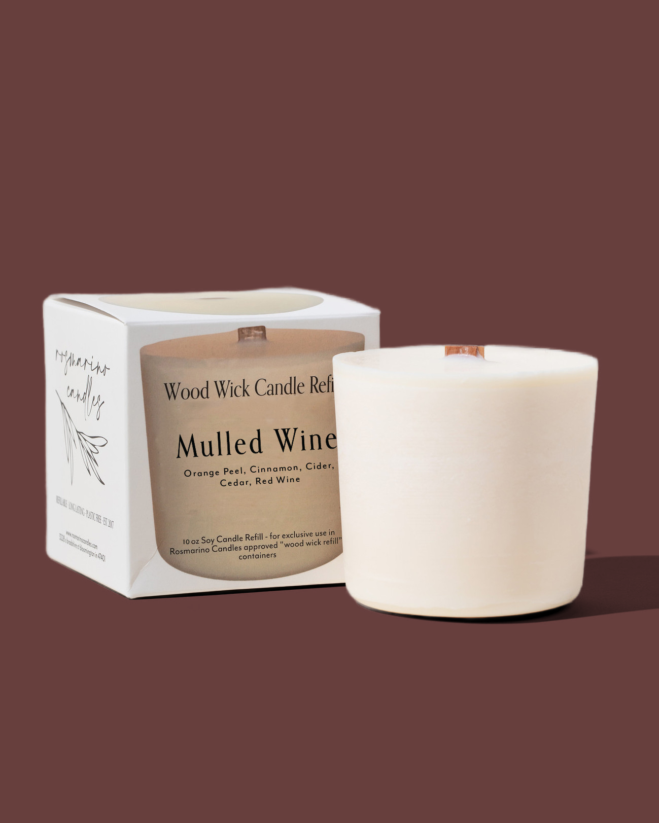 Mulled Wine Refill - Wood Wick