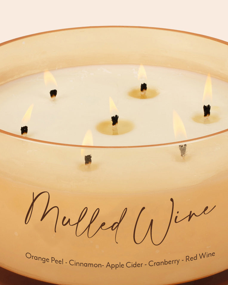 Mulled Wine Comically Large 7 Wick Candle (Seasonal Availability)