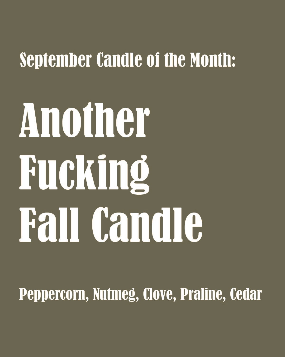 Candle of the Month Subscription