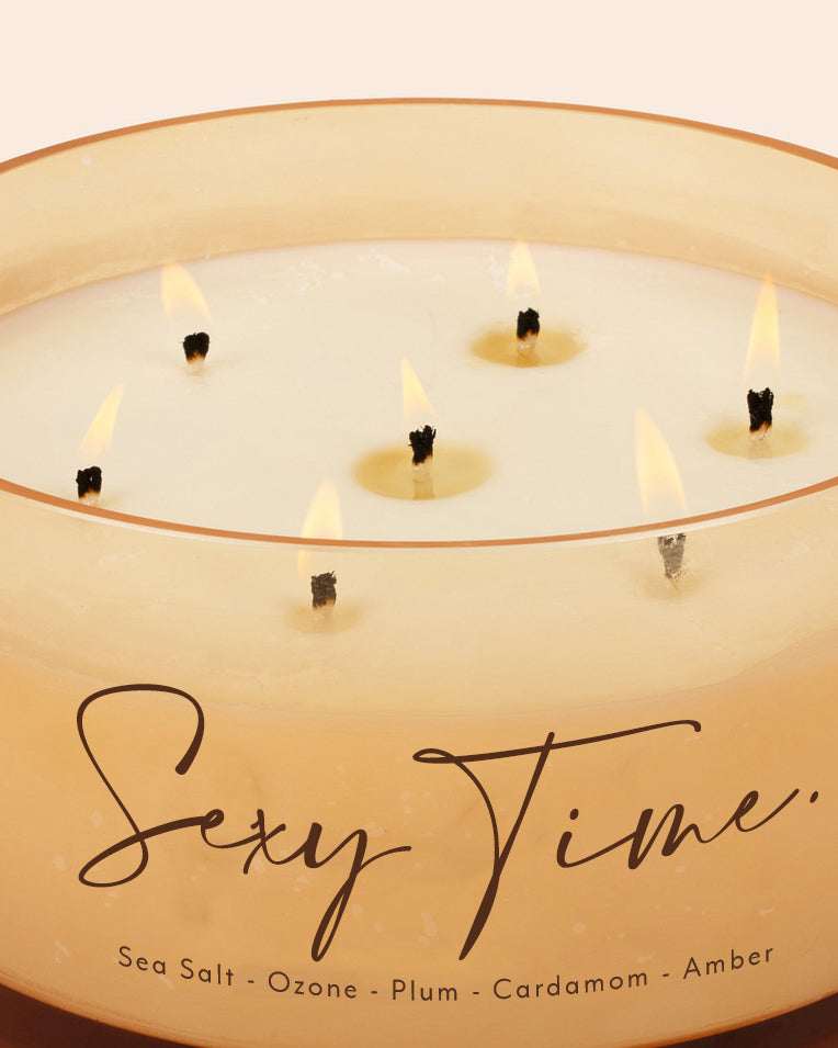Sexy Time. Comically Large 7 Wick Candle