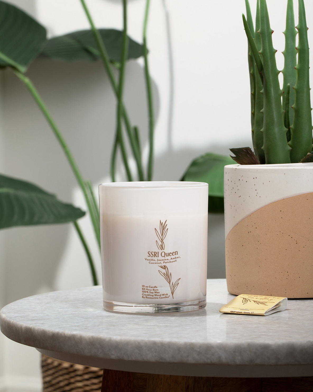 SSRI Queen Refillable Wood Wick Candle