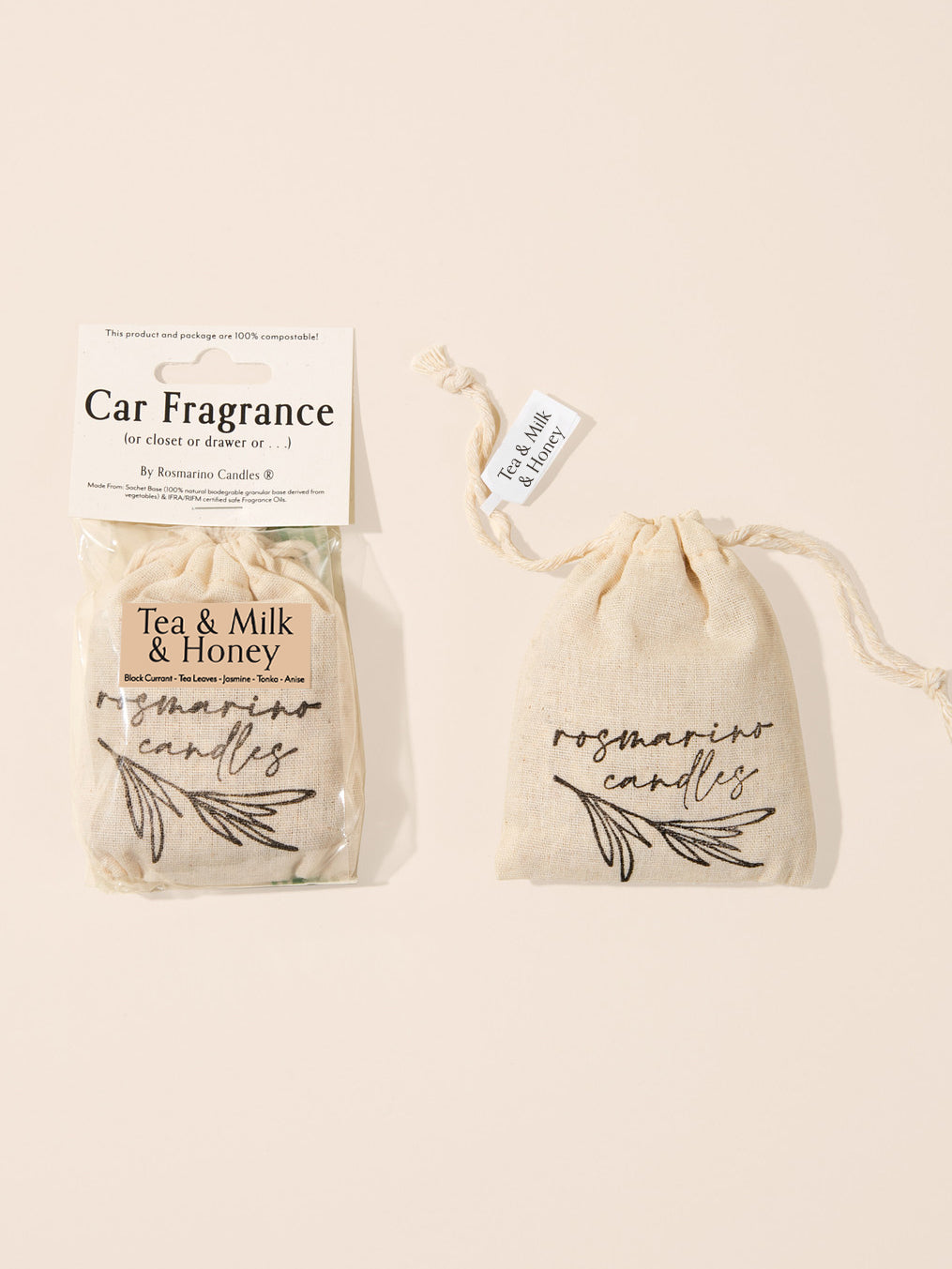 Tea & Milk & Honey Car Fragrance