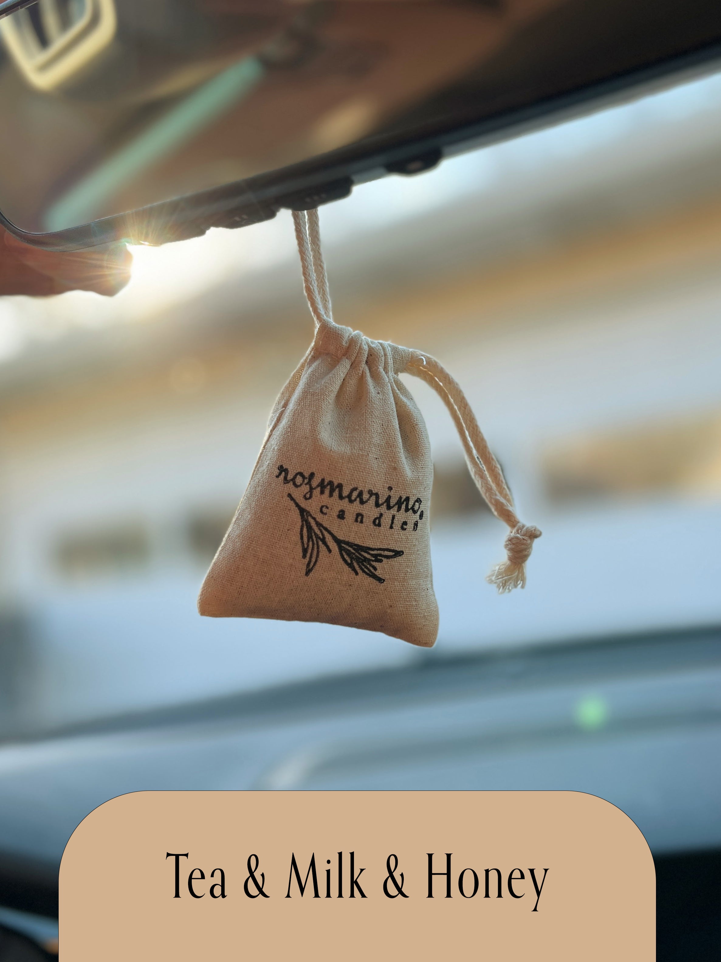 Tea & Milk & Honey Car Fragrance rosmarino candles